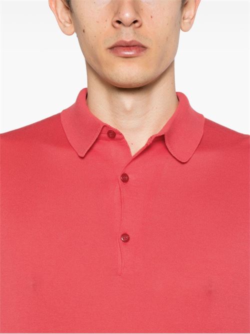 Polo in cotone JOHN SMEDLEY | ADRIANHIBISCUSPINK